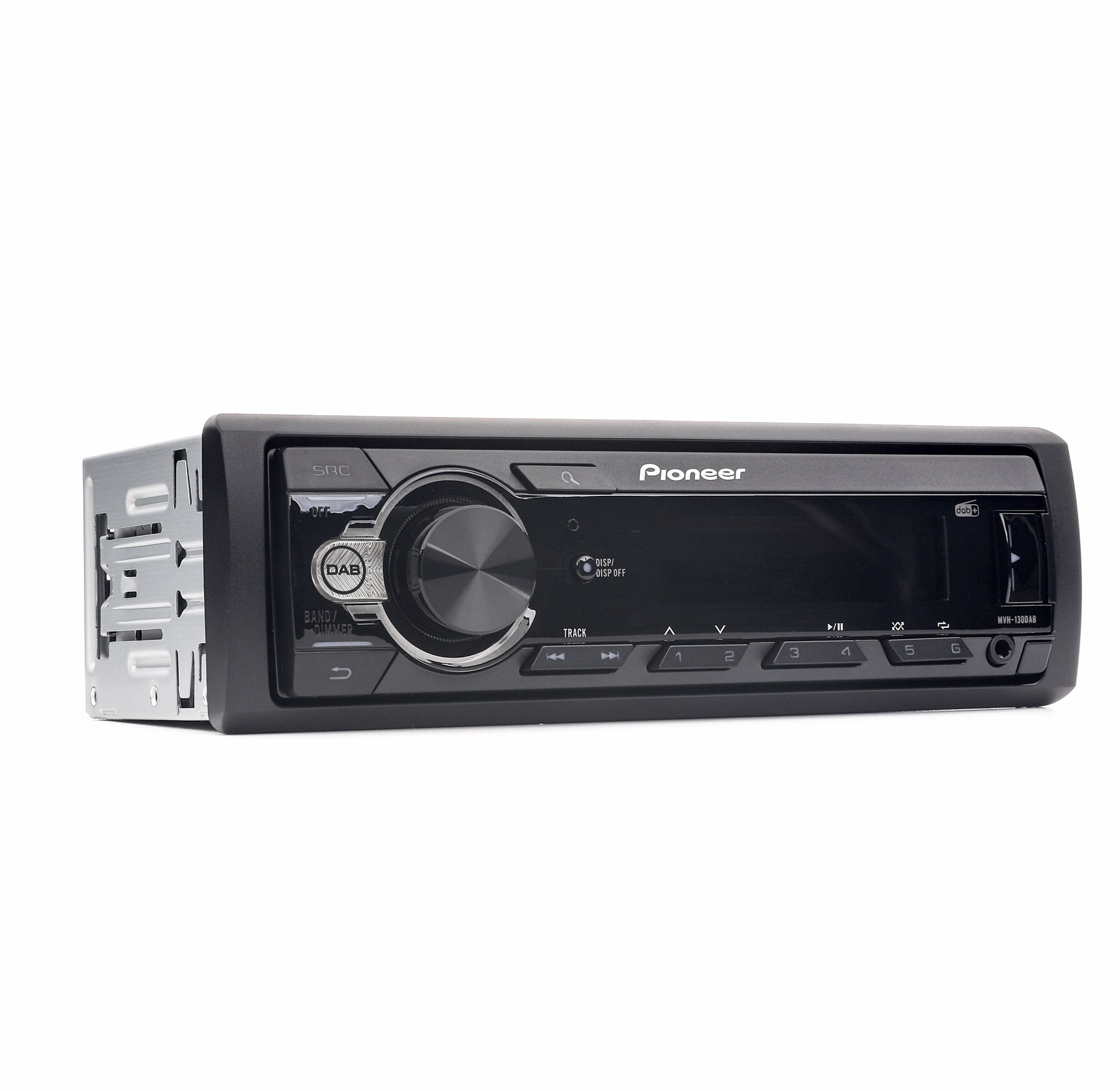 PIONEER MVH-130DAB Autoradio 1 DIN, Anschlüsse: AUX in, FLAC, Android