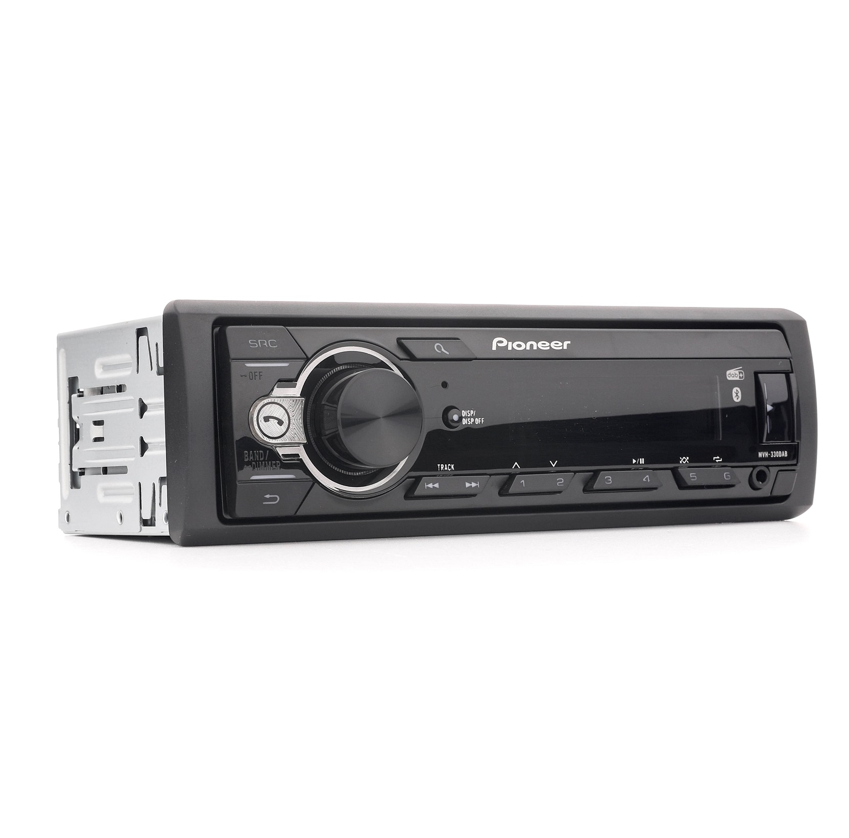 PIONEER MVH-330DAB Autoradio 1 DIN, Anschlüsse: AUX in, FLAC, Android