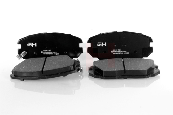 Pastilhas de travão GH-411705 GH 581012EA11S1 KIA