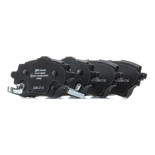 Plaquettes de frein 302536 VALEO 1M002628Z MAZDA