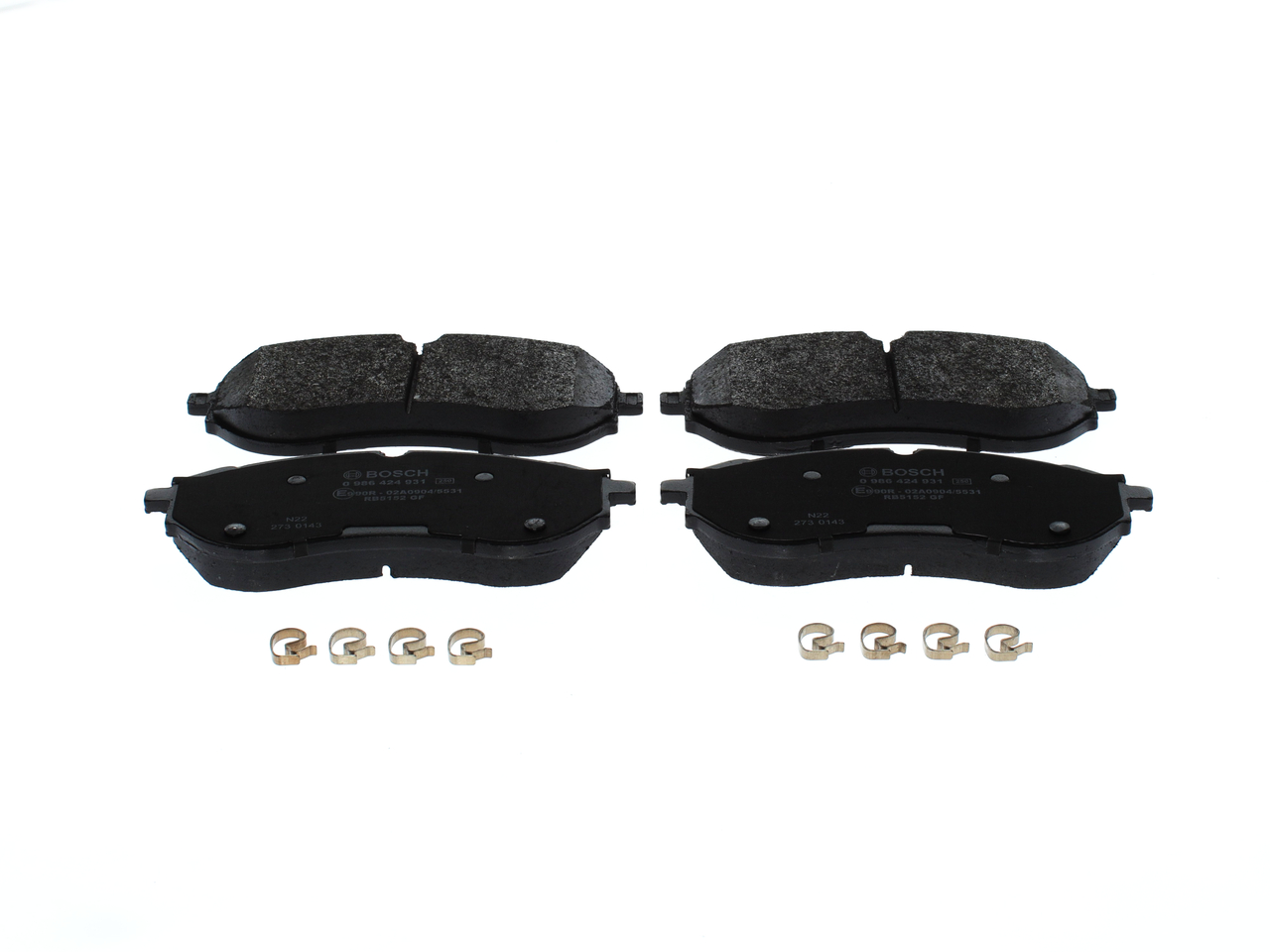 BOSCH BP2549 Juego de pastillas de freno