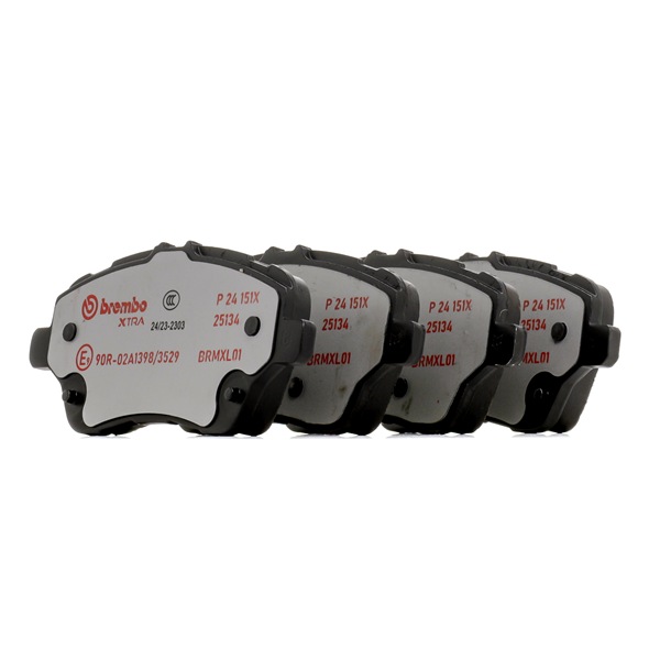 BREMBO Jarrupalat, levyjarru P 24 151X BREMBO P 24 151X FORD FIESTA jarrupala