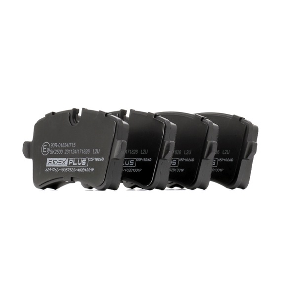 Plaquettes de frein 402B1331P RIDEX PLUS 4G0 698 451 AUDI