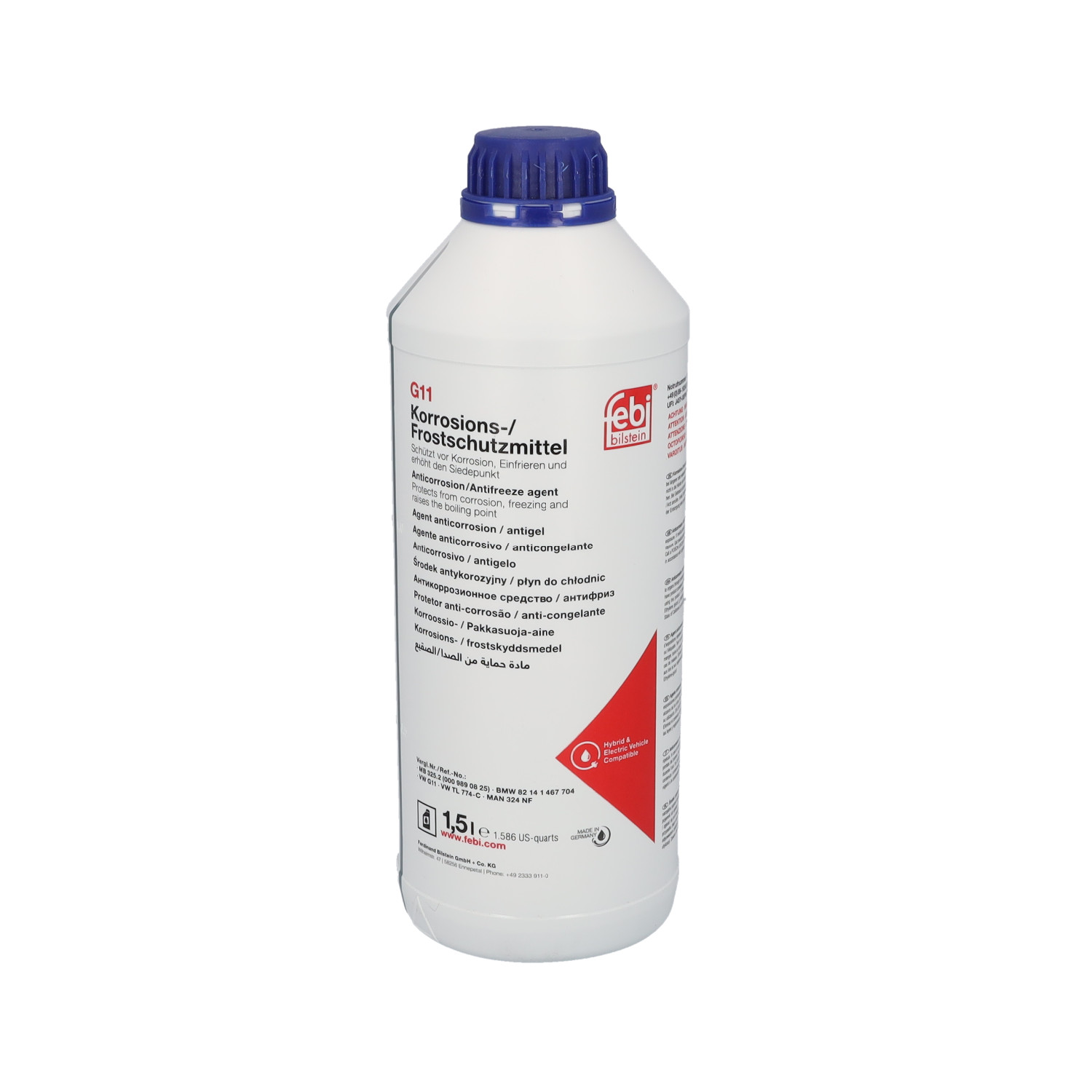 FEBI BILSTEIN 01089 Antifreeze VAG TL-774 C, , Capacity: 1,5l, blue-image-1865849