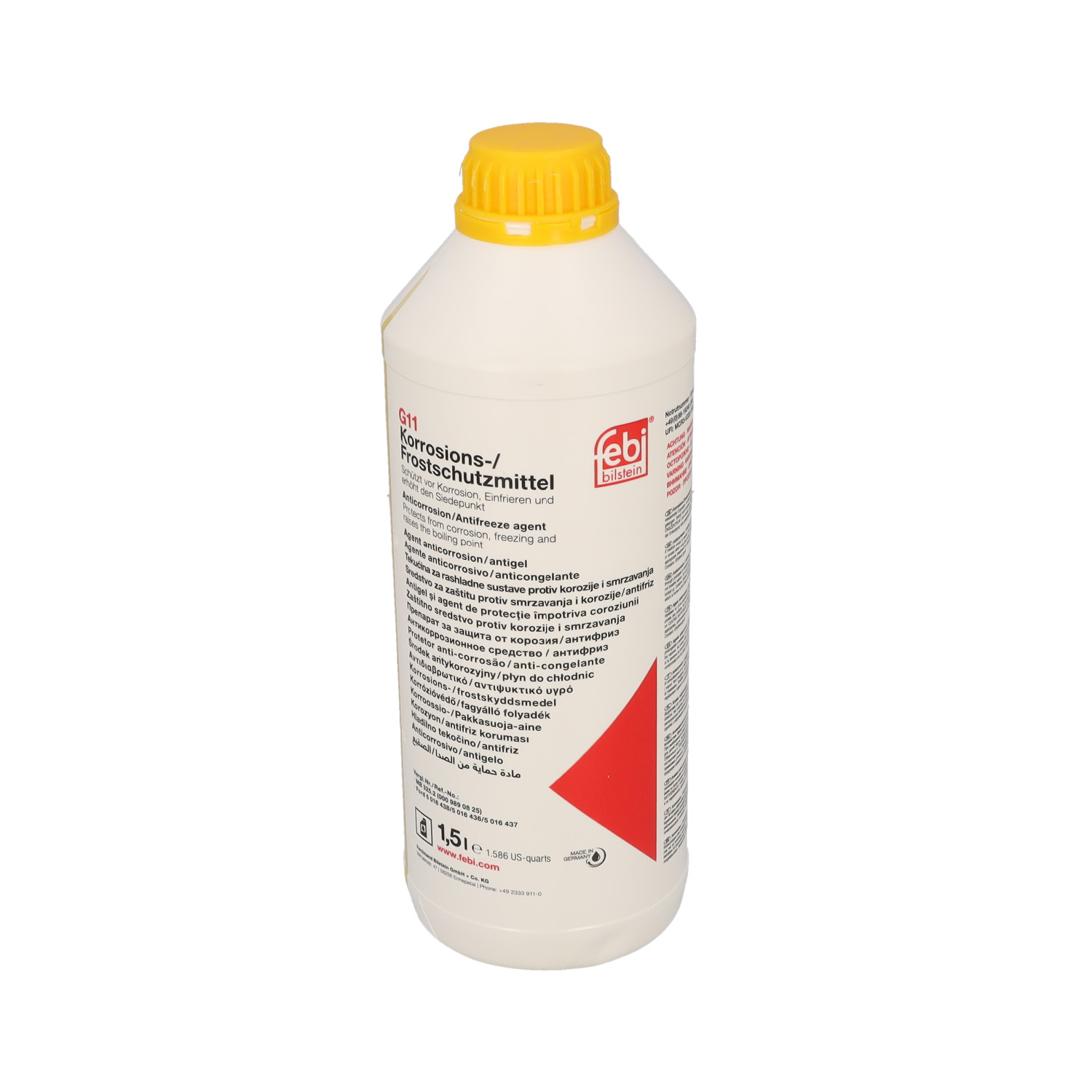 FEBI BILSTEIN 02374 Antifreeze MB 325.2, yellow, Capacity: 1,5l-image-1866828