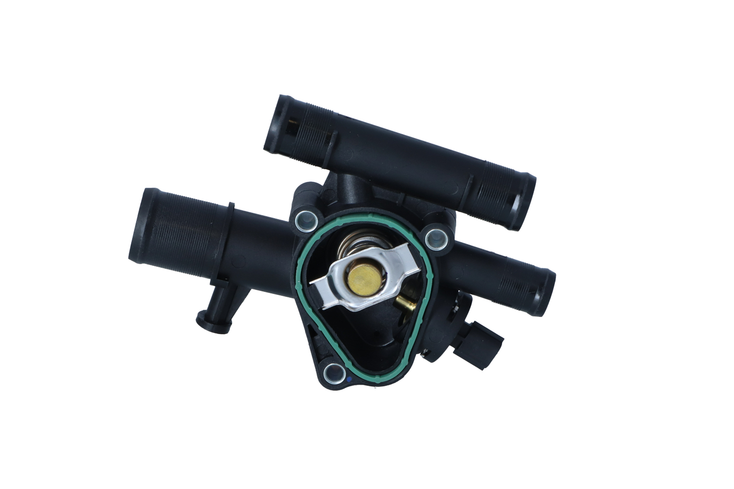 NRF 725300 Kühlwasserthermostat EASY FIT Öffnungstemperatur: 89°C, mit Gehäuse, mit Dichtring