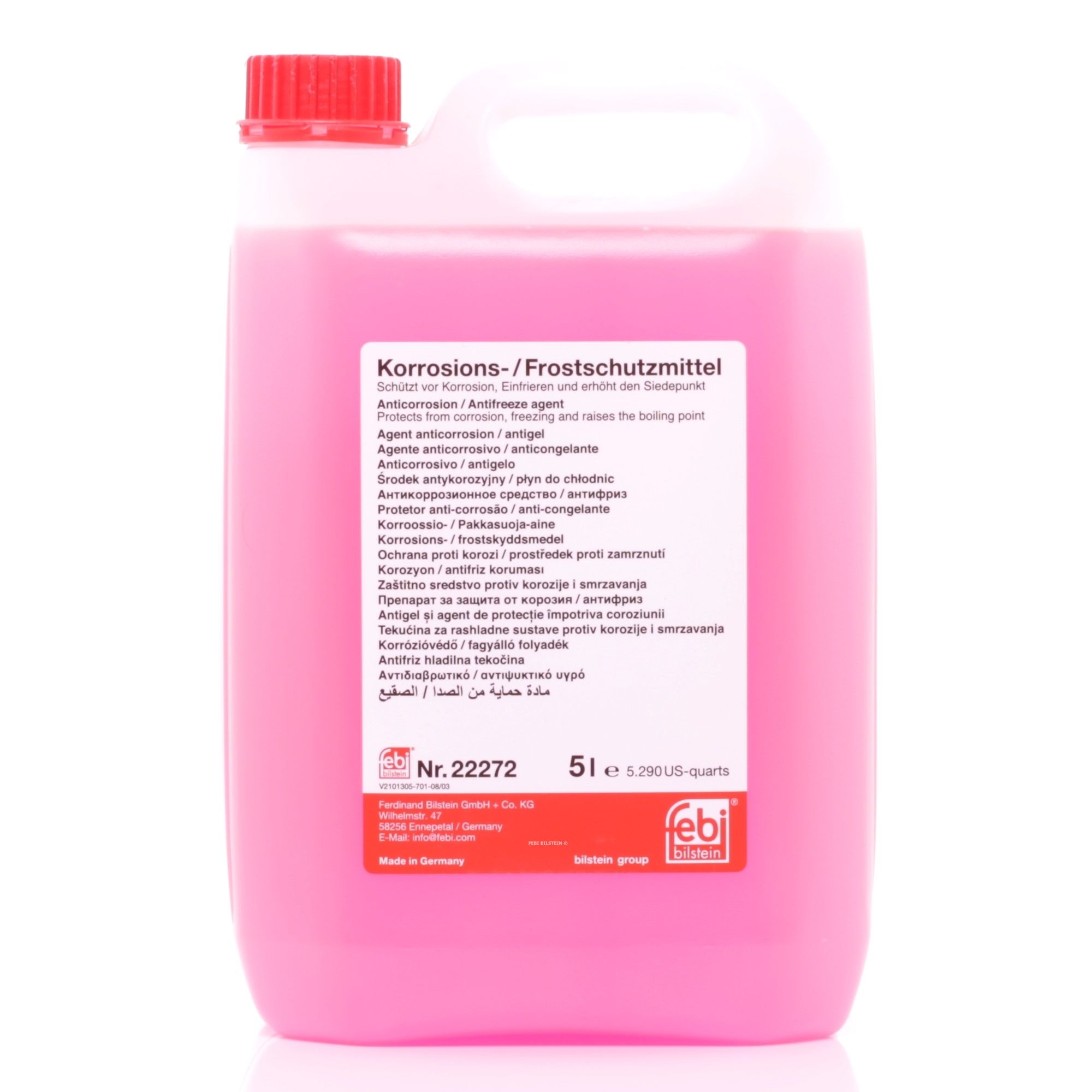 FEBI BILSTEIN 22272 Antifreeze VAG TL-774 D, , Capacity: 5l-image-1879941