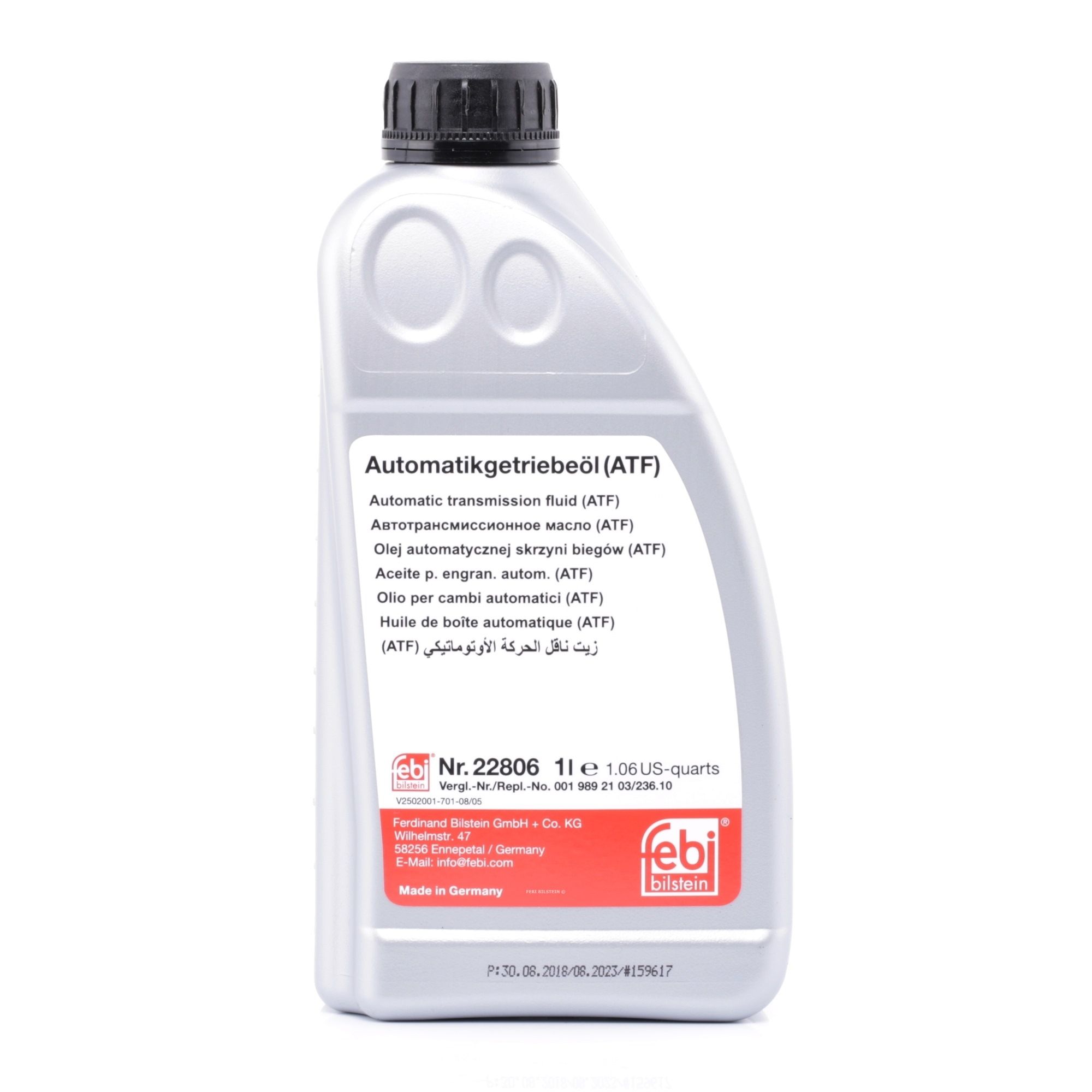 FEBI BILSTEIN 22806 Automatic Transmission Fluid Capacity: 1l, ATF III-image-1880433