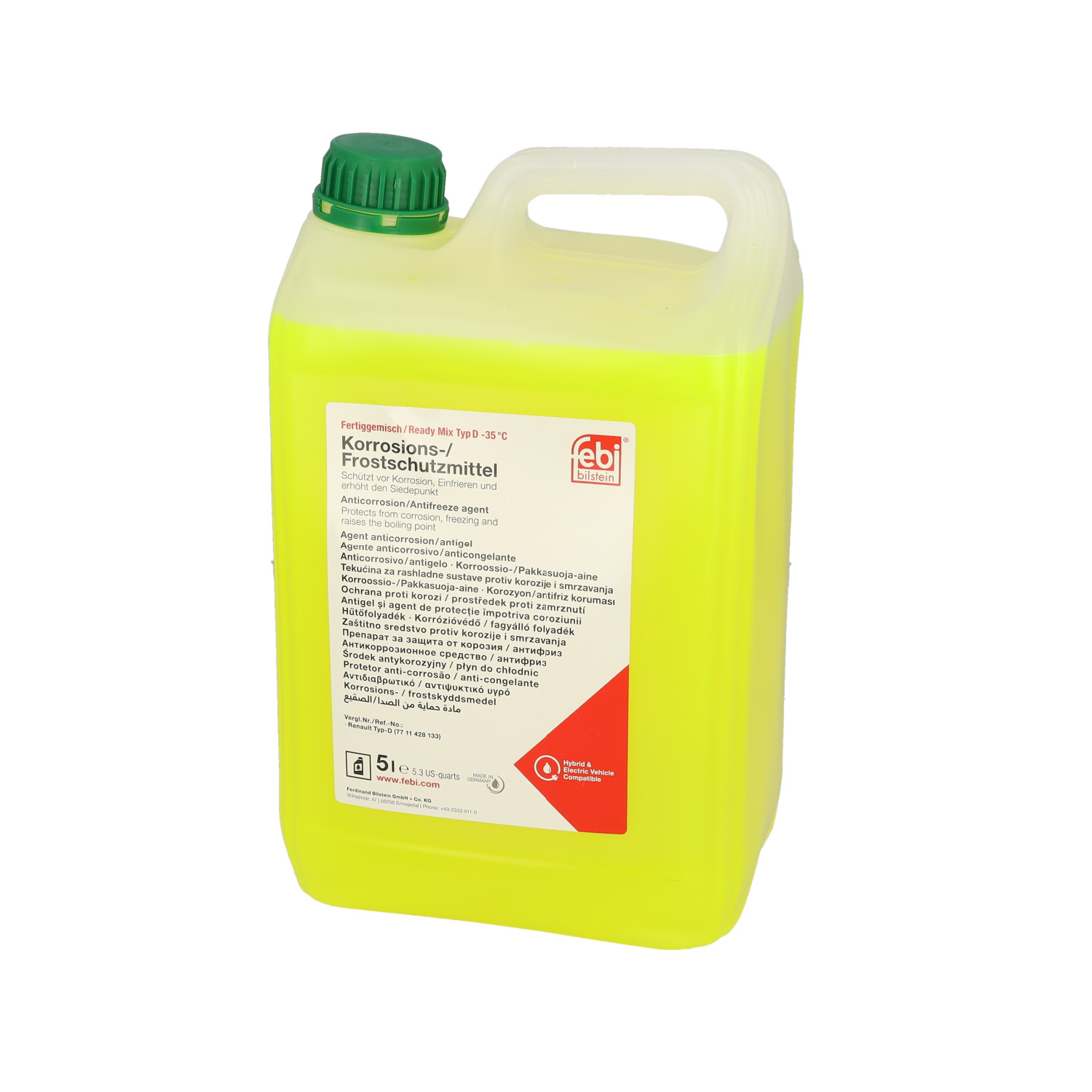 FEBI BILSTEIN 26581 Antifreeze Glaceol RX type D, green, Capacity: 5l-image-1883163