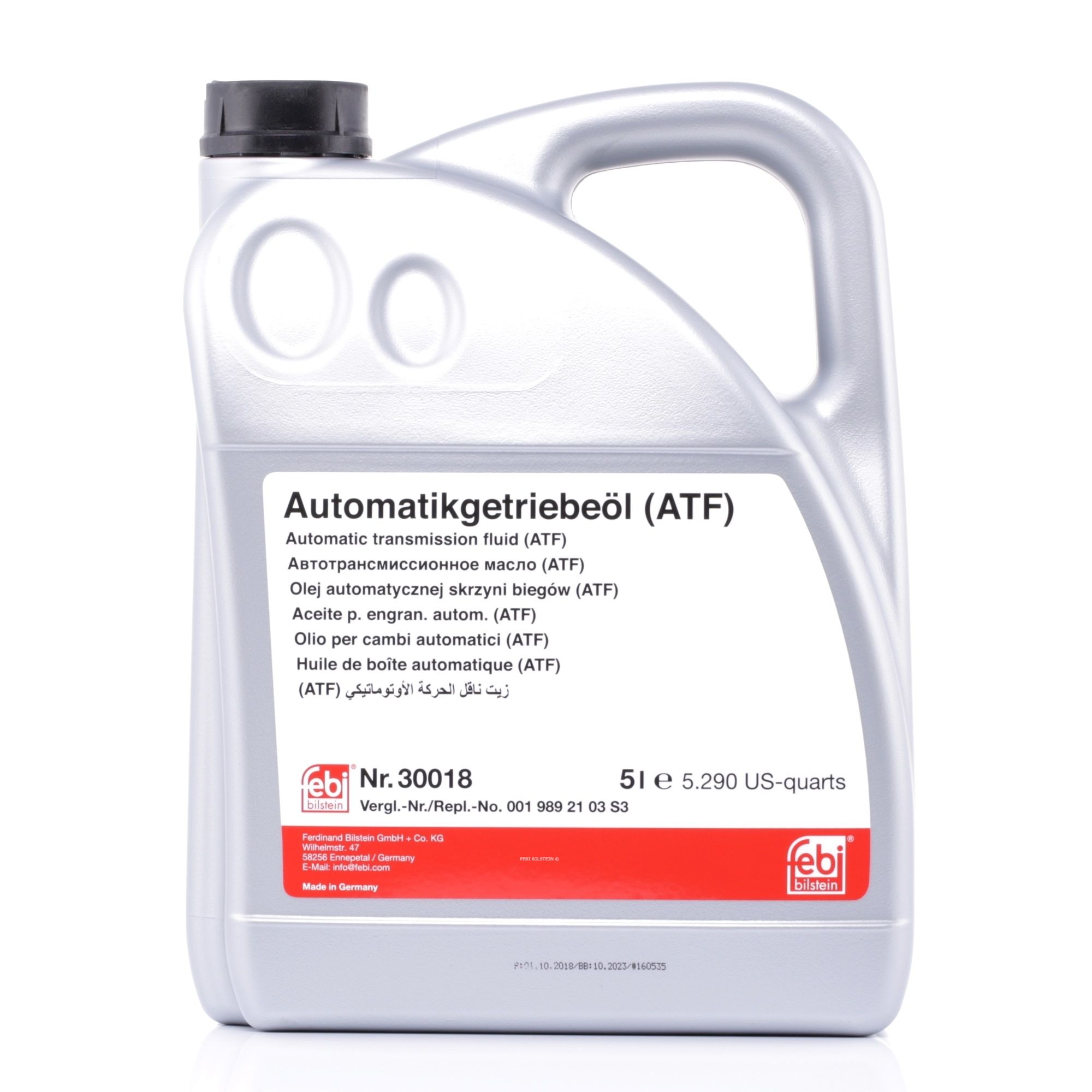 FEBI BILSTEIN 30018 Automatic Transmission Fluid Capacity: 5l, ATF III-image-1886222