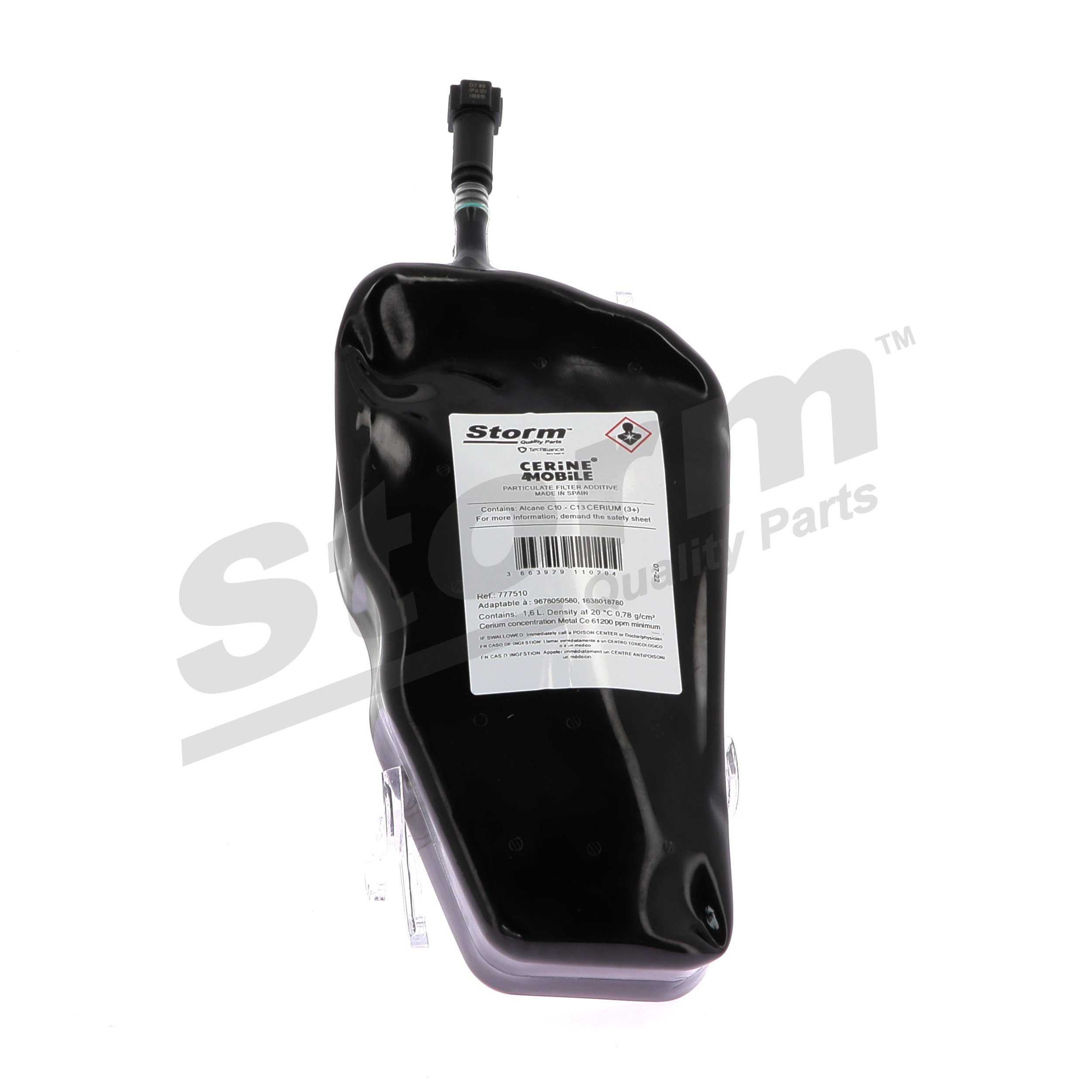 Dodatek do paliwa 777510 STORM QUALITY PARTS 96 780 505 80 Dodatek, regeneracja filtra cząstek sadzy / cząstek stałych 777510 STORM QUALITY PARTS 96 780 505 80 PEUGEOT