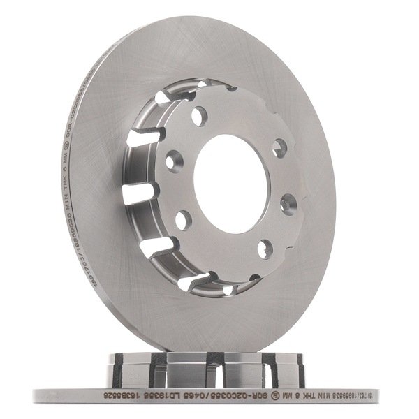 Tarcza hamulcowa 82B3225 RIDEX 16 43 574 180 OPEL