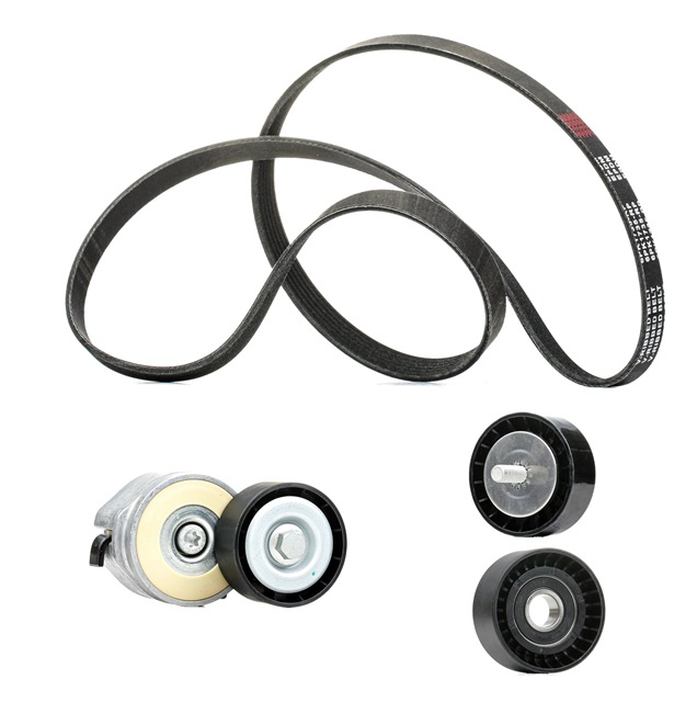 RIDEX PLUS Ozubený klinový remeň - Sada 542R0163P Sada klinového rebrovaného remena RIDEX PLUS ALFA ROMEO 542R0163P