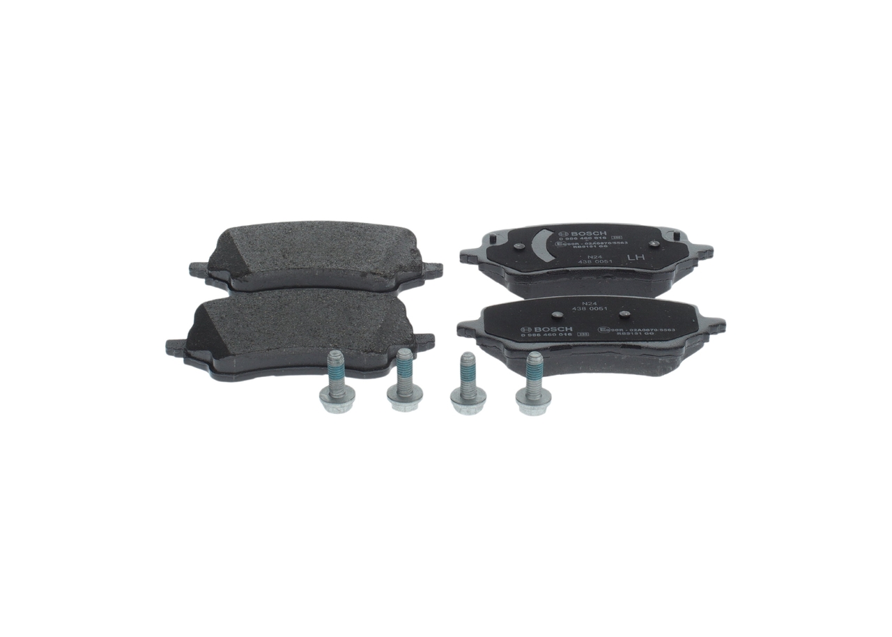 Plaquettes de frein 0 986 460 016 BOSCH KTL1TC2K021AA FORD