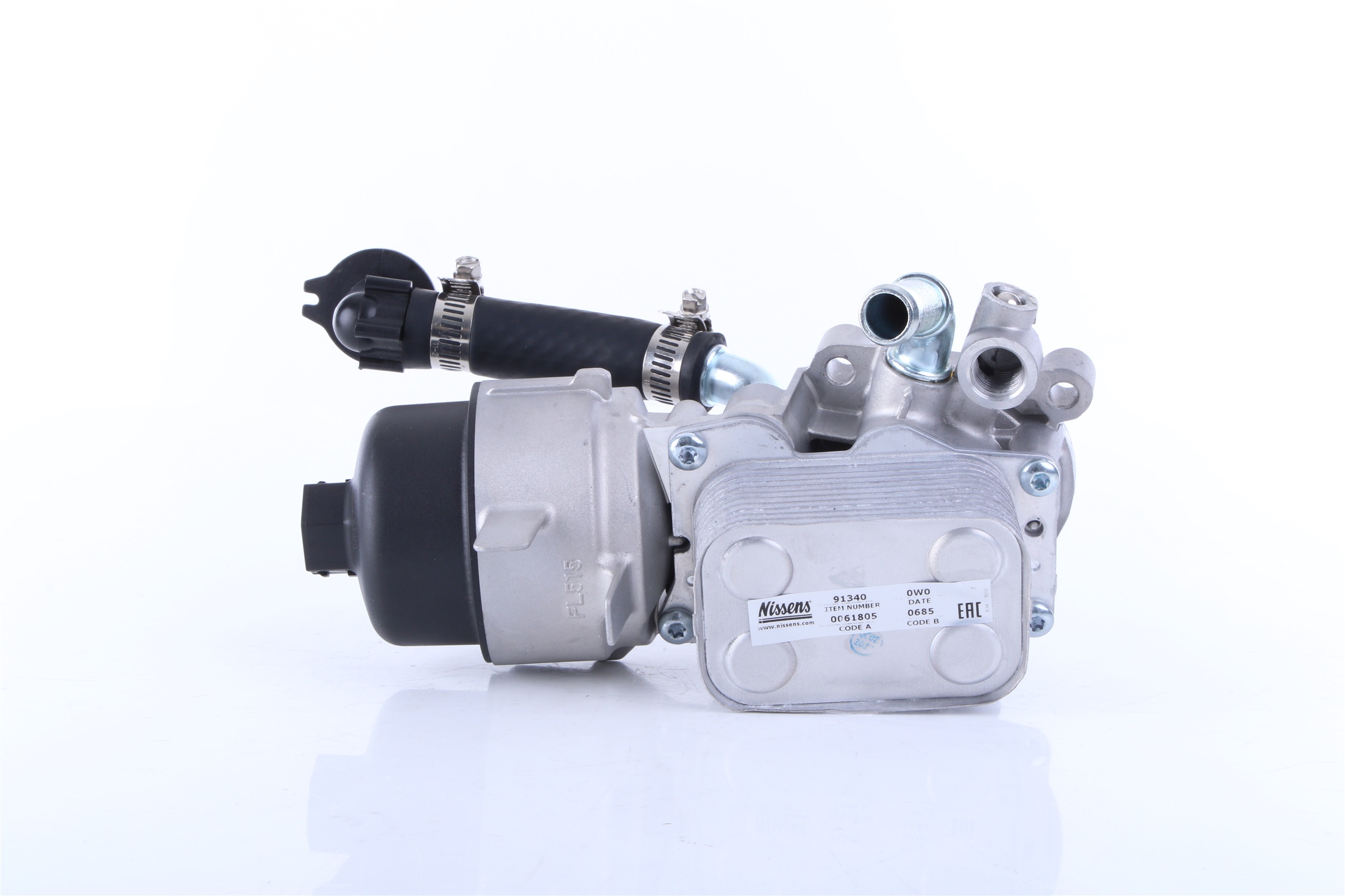 NISSENS 91340 Radiatore olio motore