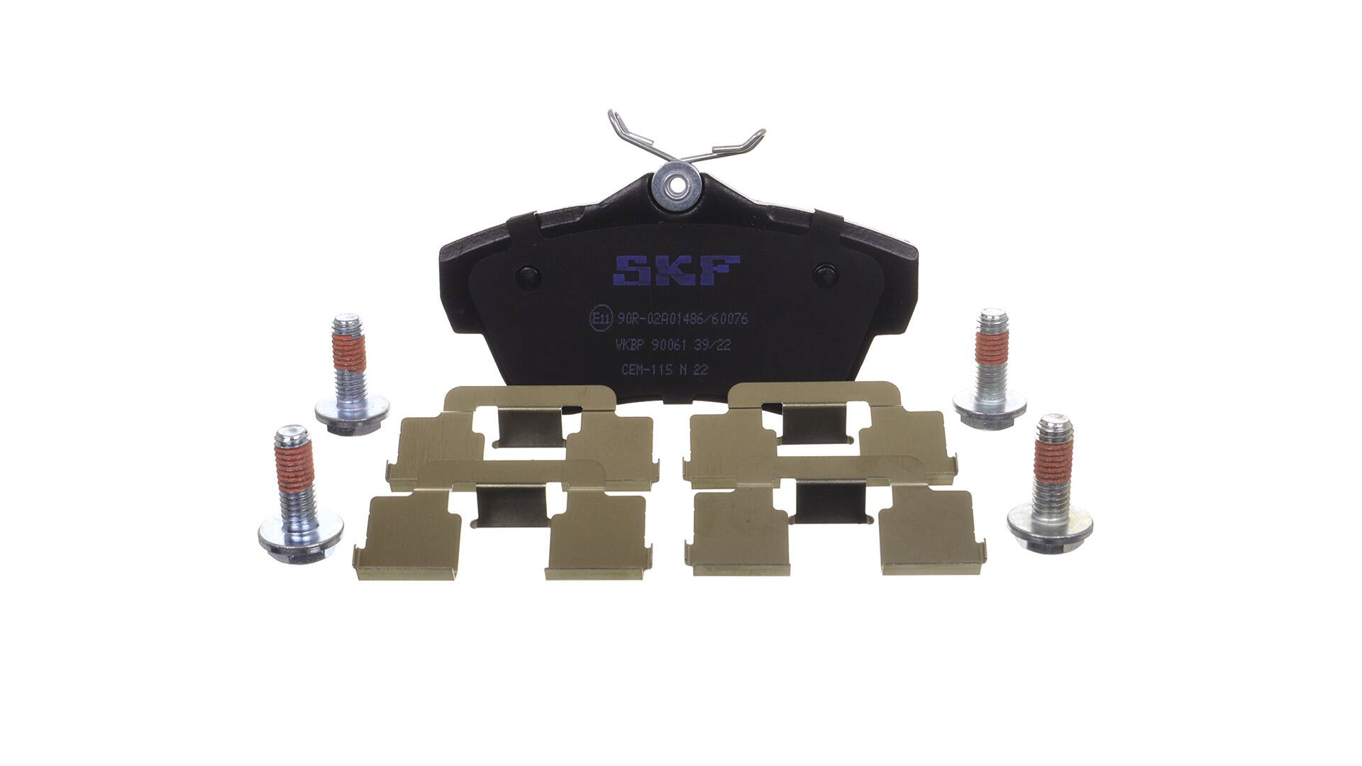SKF VKBP 90061 Bremsbeläge CITROËN Jumpy II Pritsche/Fahrgestell 2.0 HDI (X_AHY) 98 PS Diesel Kosten