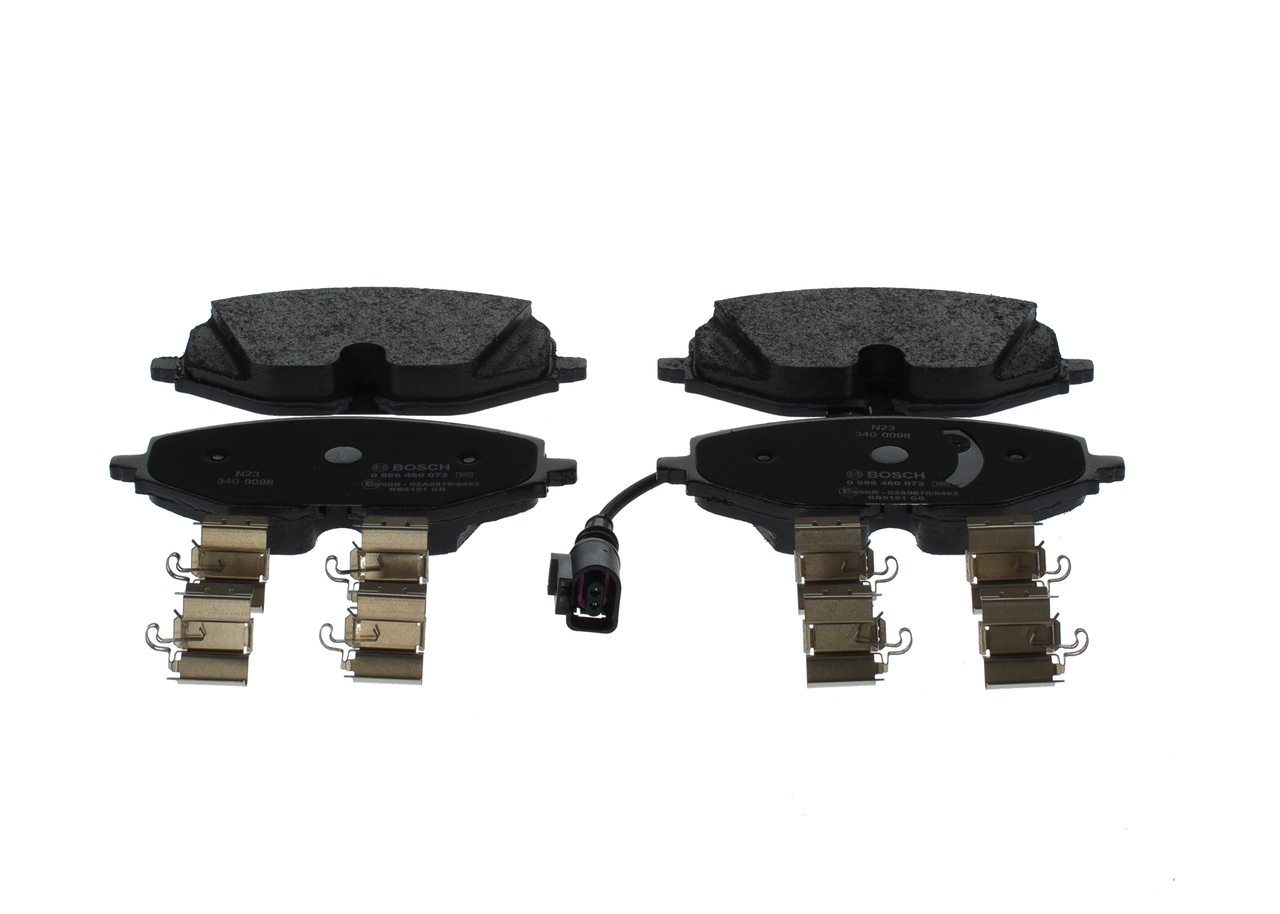 BOSCH 0 986 460 072 Remblokkenset voor schijfrem Volkswagen Caddy V Van (SBA, SBH) goedkoop