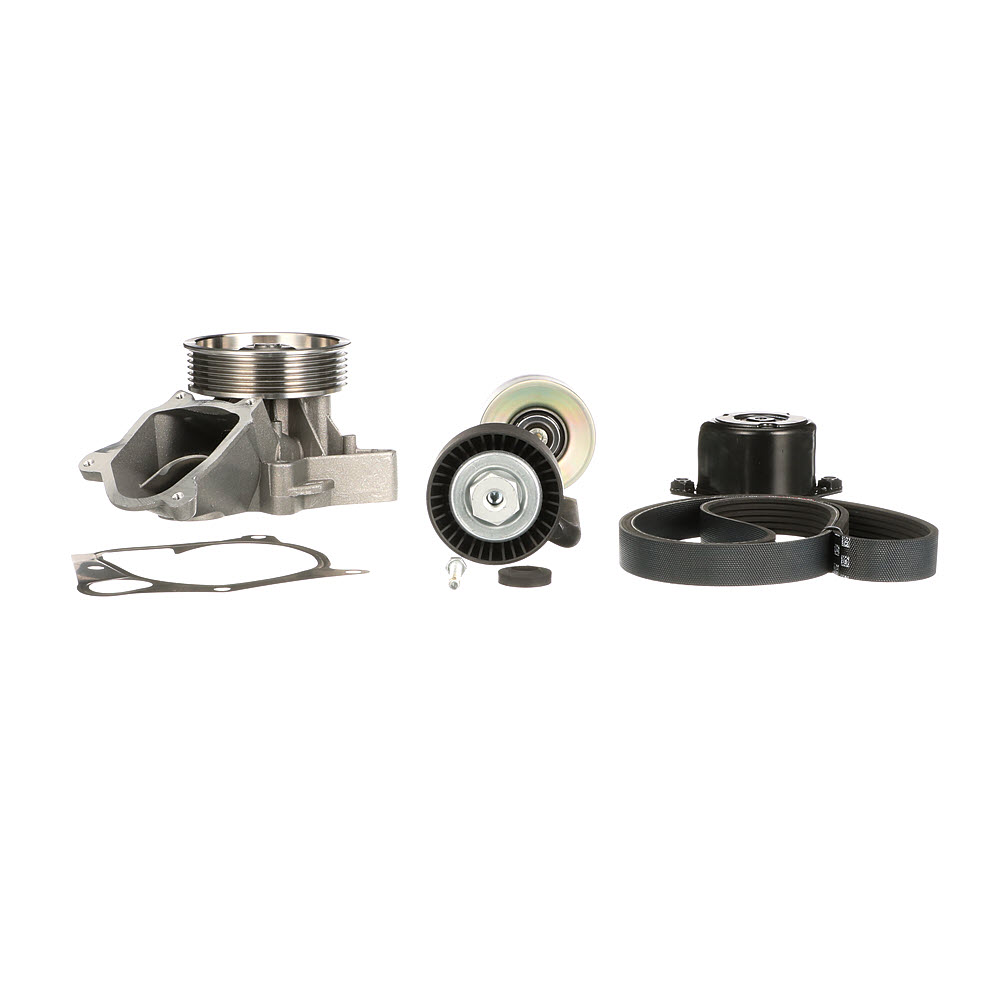 GATES 6PK2160 Water Pump + V-Ribbed Belt Kit