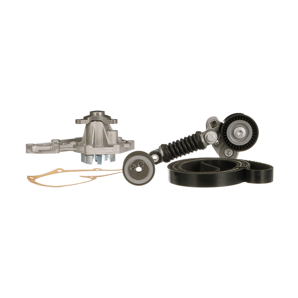 GATES 6PK1660 Water Pump + V-Ribbed Belt Kit
