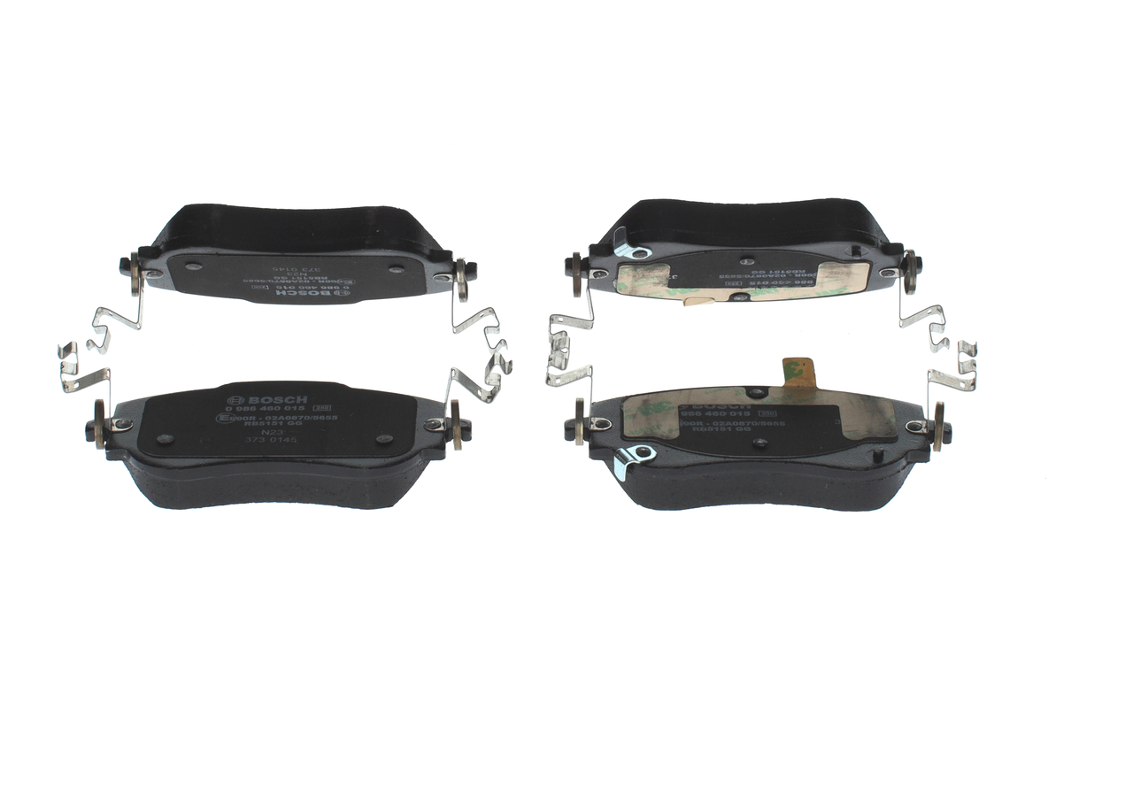 BOSCH Kit pastiglie freni 0 986 460 015 BOSCH 0 986 460 015 Pasticche dei freni ABARTH 500e Cabrio (332) originali prezzo