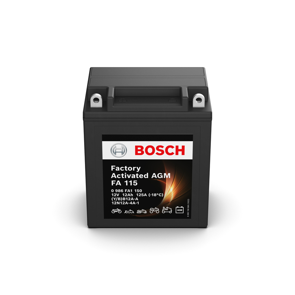 BOSCH 12V 12AH 125A Batteria