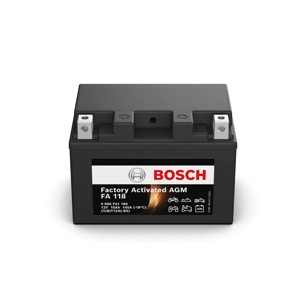 BOSCH 12V 10AH 145A Batteria