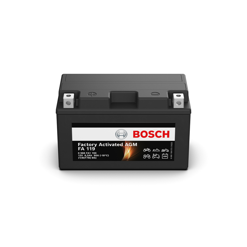 BOSCH 12V 6,5AH 90A Batteria