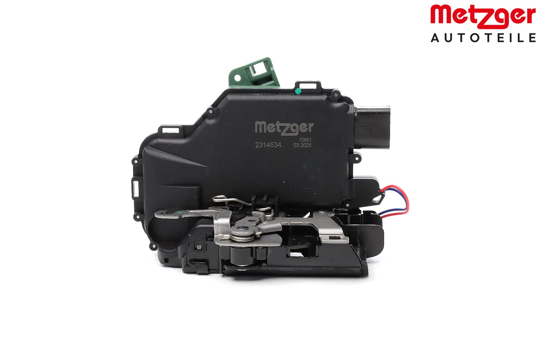 Serrure de porte 2314534 METZGER 6X1837014C PORSCHE
