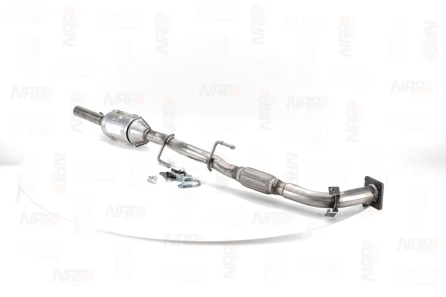 Montagesæt, katalysator CAK11430 NAP carparts 6Q0254502TX VW