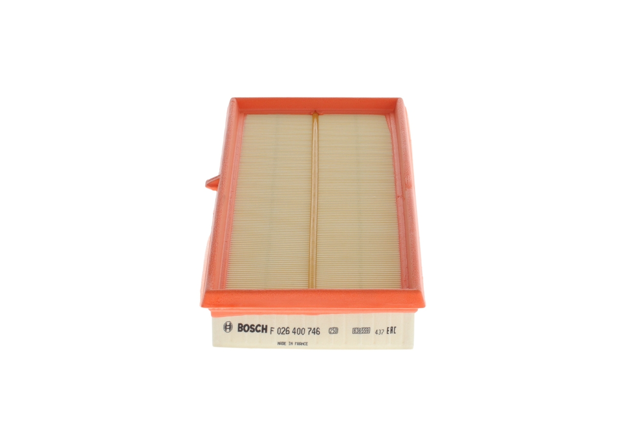BOSCH F 026 400 746 Filtro de ar Toyota Yaris xp13 1.4 D (NLP130_) 90 cv Diesel preço