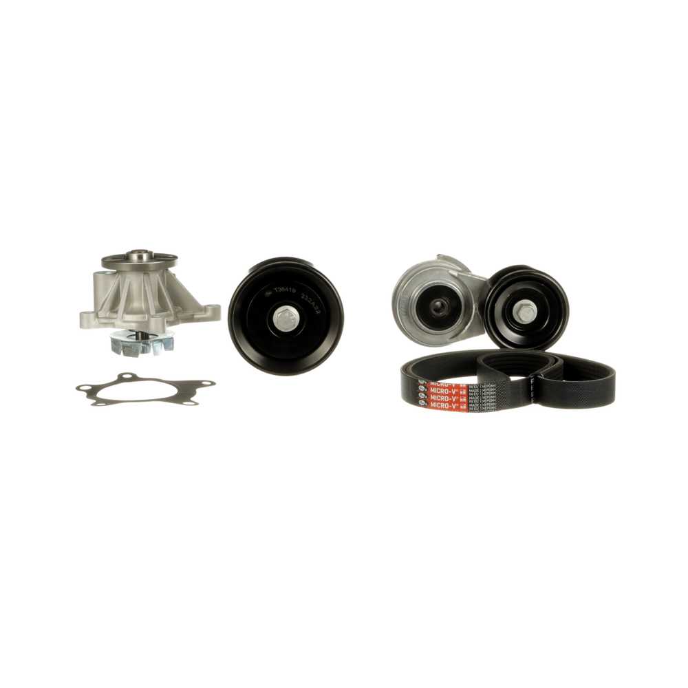 GATES 6PK2138 Vízszivattyú + bordásszíj készlet