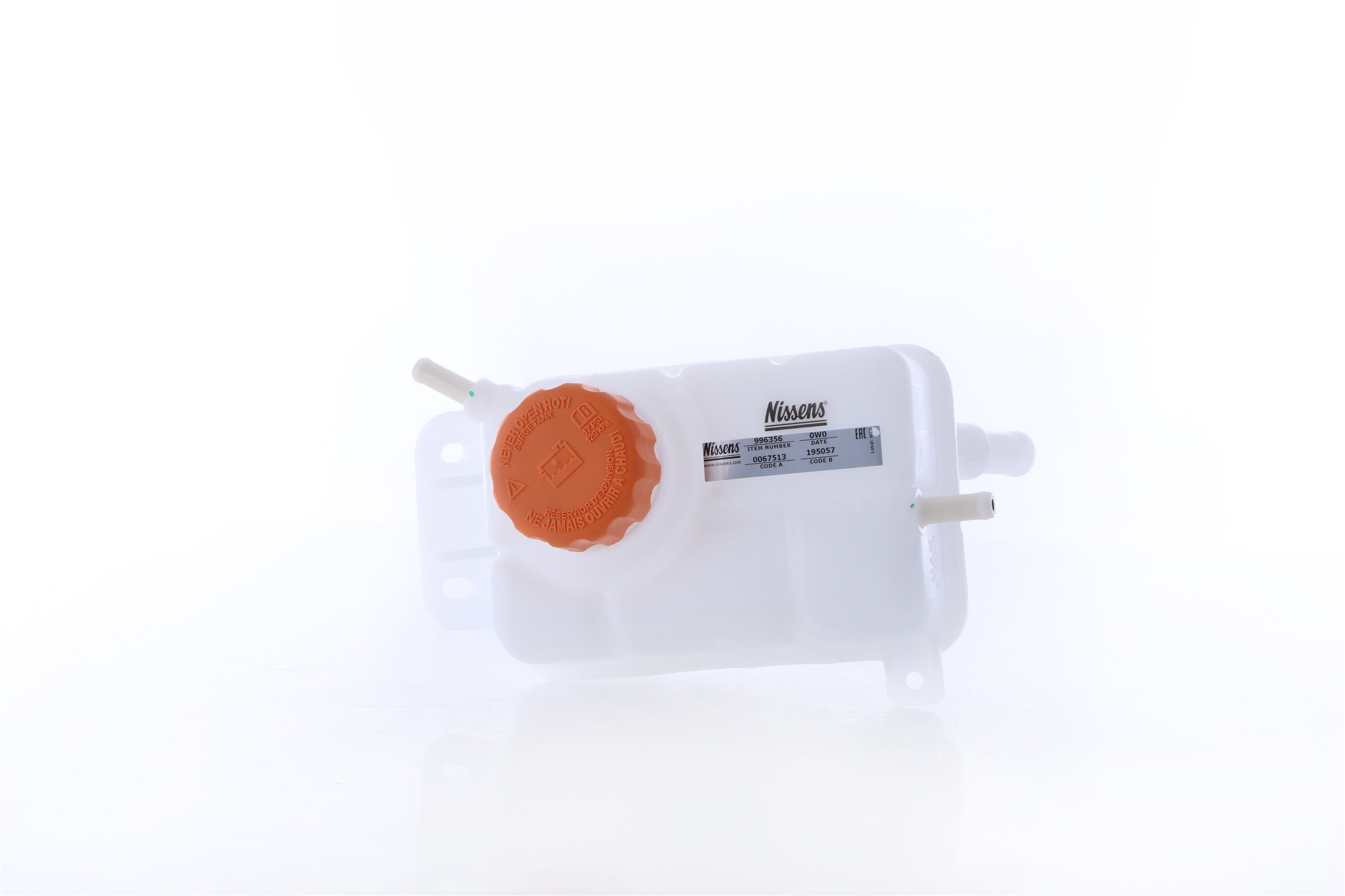 Vase d'expansion, liquide de refroidissement 996356 NISSENS 96815542 CHEVROLET