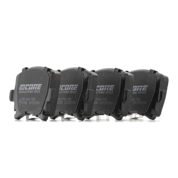 Plaquettes de frein GCD020013 goCORE 1K0 698 451 E Plaquettes de frein GCD020013 goCORE 1K0 698 451E BMW