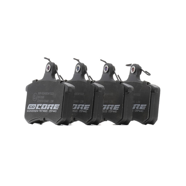 Plaquettes de frein GCD020024 goCORE 8 244 43 82 Plaquettes de frein GCD020024 goCORE 82 444 382 SEAT