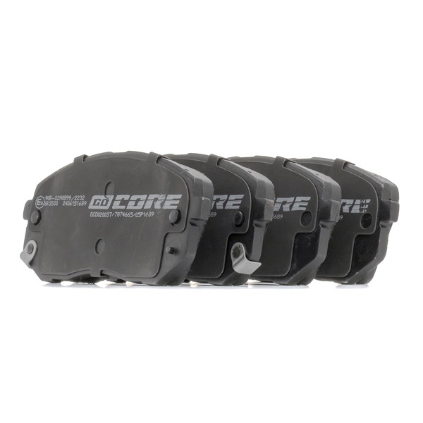 goCORE GCD020037 Bremsbelag HYUNDAI Tucson (TL, TLE) 2.0 GDi Allrad 165 PS Benzin Kosten
