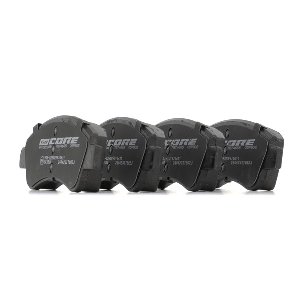 Bremsbeläge GCD020046 goCORE 16 478 637 80 Bremsbeläge GCD020046 goCORE 16 478 637 80 OPEL