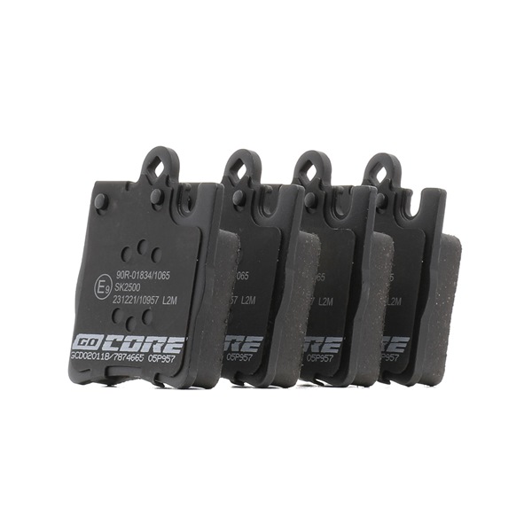 goCORE GCD020118 Bremsbelag Mercedes S203 C 200 1.8 Kompressor (203.242) 163 PS Benzin Kosten