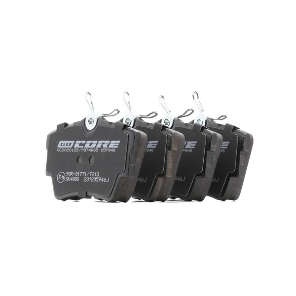 Plaquettes de frein GCD020122 goCORE 1 605 199 Plaquettes de frein GCD020122 goCORE 16 05 199 FORD