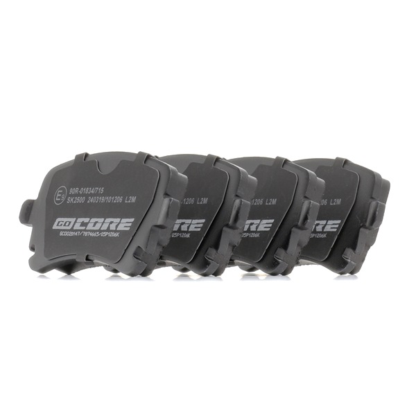 goCORE GCD020147 Bremsbeläge für Volkswagen Transporter VI Bus SGB, SGG, SGJ 2.0 TDI 180 PS 2015 CFCA Diesel goCORE GCD020147 Bremsbelag VW T6 Transporter 2.0 TDI 180 PS Diesel Kosten