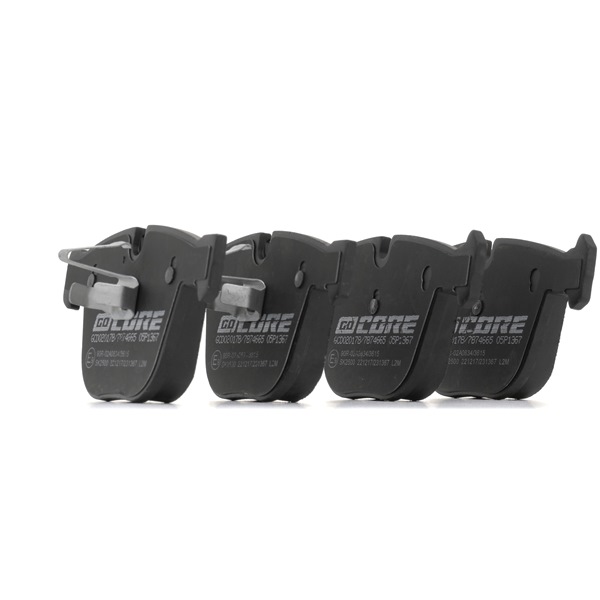 goCORE GCD020178 Remblokken voor Bentley CONTINENTAL FLYING SPUR 3W_ 6.0 560 Pk 2008 BEB Ottomotor goCORE GCD020178 Remblokset BENTLEY Continental Flying Spur 6.0 560 Pk Benzine prijs