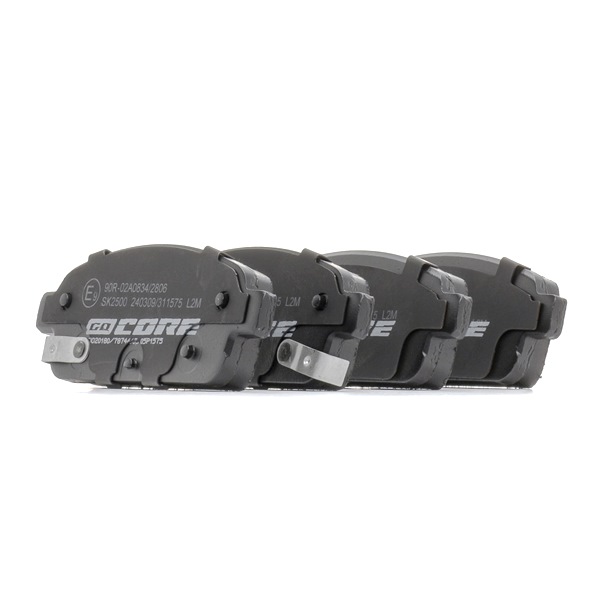 Plaquettes de frein GCD020180 goCORE 1605 296 MERCEDES-BENZ
