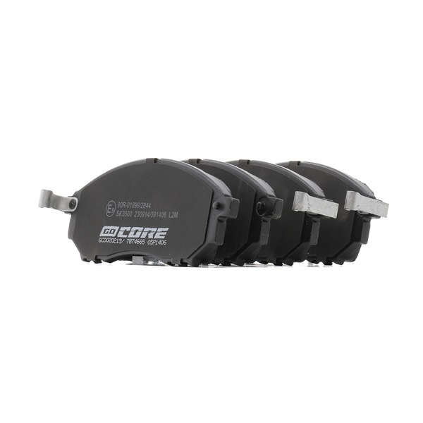 Plaquettes de frein GCD020213 goCORE MQ 706 233 Plaquettes de frein GCD020213 goCORE MQ706 233 NISSAN