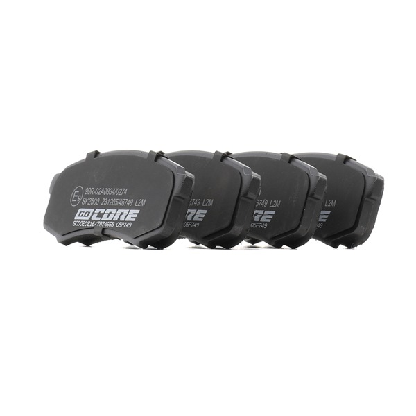 Bremsbeläge GCD020216 goCORE 46 05A 458 Bremsbeläge GCD020216 goCORE 4605-A458 MITSUBISHI