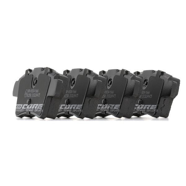 goCORE GCD020257 Remblokken voor Citroën C4 Picasso I UD_ 2.0 i 16V 140 Pk 2013 RFJ (EW10A) Ottomotor goCORE GCD020257 Remblokset Citroen C4 Picasso mk1 2.0 i 16V 140 Pk Benzine prijs