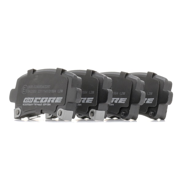 goCORE GCD020269 Plaquette de frein pour Vauxhall INSIGNIA Mk I A Break 2.0 Turbo 4x4 (35) 250 CV 2011 B 20 NHT Essence goCORE GCD020269 Plaquettes de frein Insignia A Sports Tourer 2.0 Turbo 4x4 (35) 250 CV Essence 2011