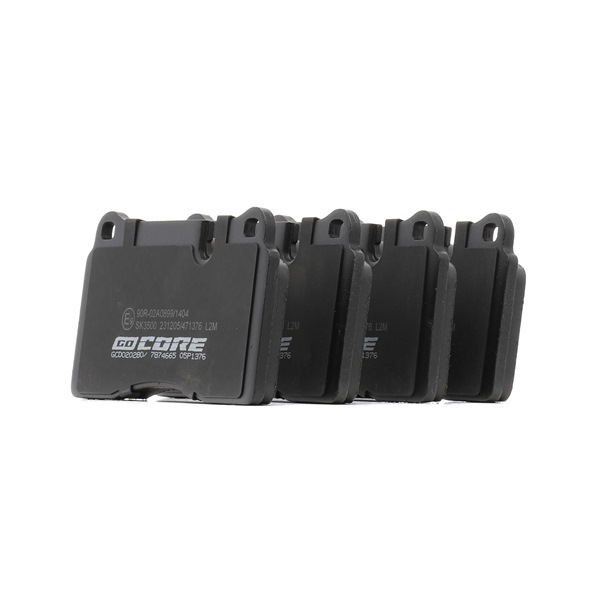 Remblokken GCD020280 goCORE 8J0 698 151G CHEVROLET