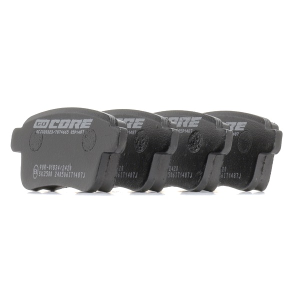 goCORE GCD020323 Remblokken voor Renault KANGOO Express FW0/1_ 1.6 16V (FW03, FW09, FW0D, FW0U, FW0W, FW13) 106 Pk 2011 K4M 834 Ottomotor goCORE GCD020323 Remblokset Renault Kangoo 2 Express 1.6 16V (FW03, FW09, FW0D, FW0U, FW0W, FW13) 106 Pk Benzine prijs