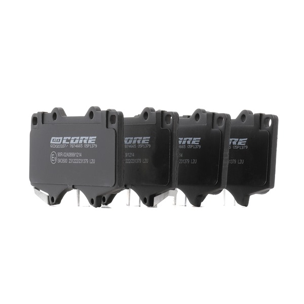 Plaquettes de frein GCD020337 goCORE 46 05A 481 Plaquettes de frein GCD020337 goCORE 4605A-481 MITSUBISHI