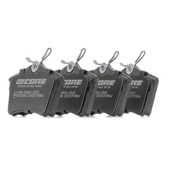 Plaquettes de frein GCD020342 goCORE 42.5415 Plaquettes de frein GCD020342 goCORE 4254.15 DS