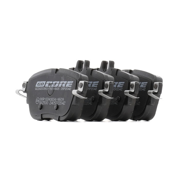 goCORE GCD020393 Plaquettes de frein pour Mercedes-Benz Classe E Berline W213 E 220 d 2.0 4-matic (213.005) 194 CV 2021 OM 654.920 Diesel goCORE GCD020393 Plaquette Mercedes W213 E 220 d 2.0 4-matic (213.005) 194 CV Diesel 2021